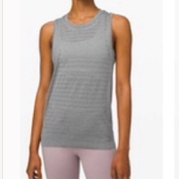 Lululemon Seamless Breeze Muscle Tank Stretch Crew Neck - Picture 1 of 6